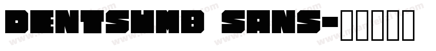 dentsuMB Sans字体转换